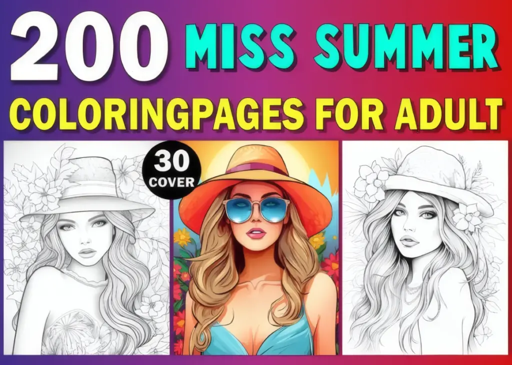 220 Miss Summer 1 Coloring pages. Ultimate Resort