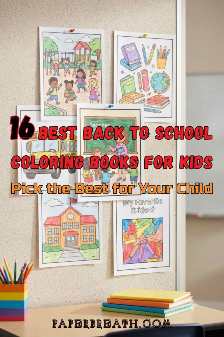 16 Best Back to School Coloring Books for Kids