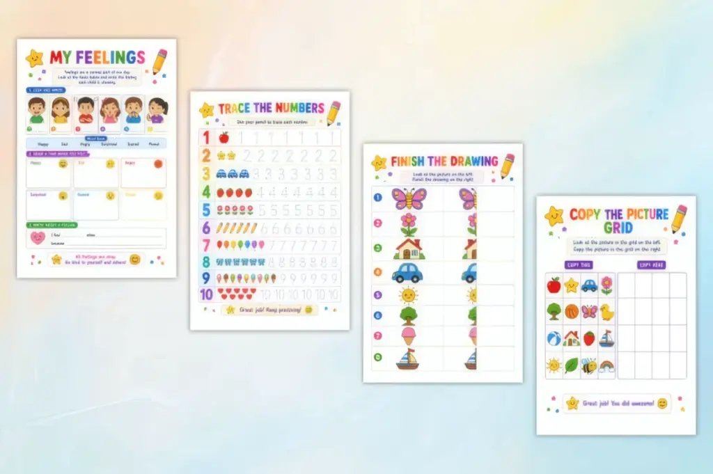 Interactive ADHD Skills & Activities Workbook for Kids