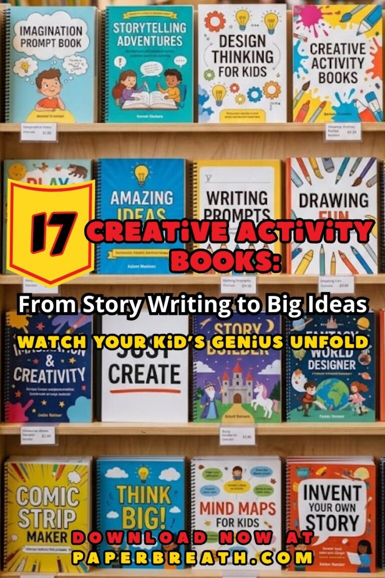 17 Practical  Creativity Workbooks for Young Inventors