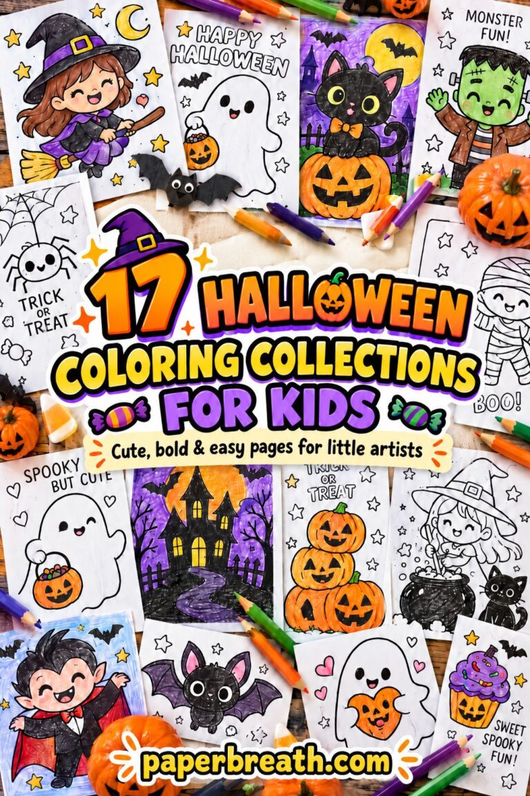 17 Delightful Halloween Coloring Books for Kids