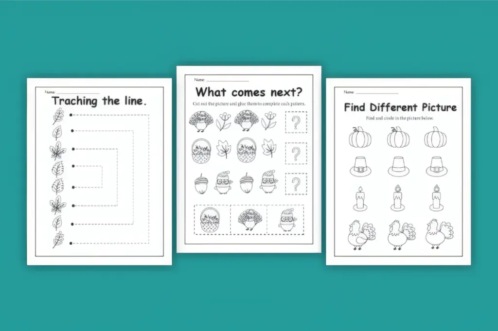 These Thanksgiving Activities for Kids are easy to mix